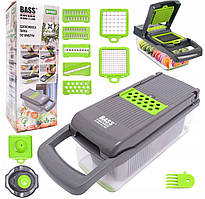 Овочерізка , слайсер для овочів та фруктів, подрібнювач овочів Bass Polska BH 10247