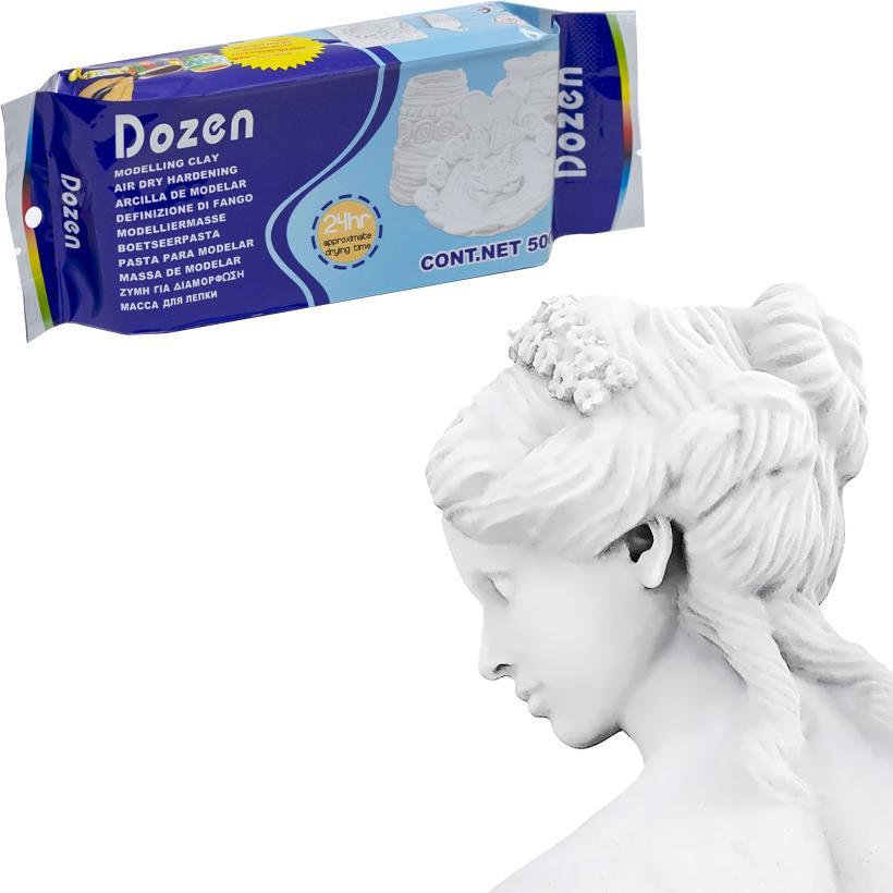Пластилін 500гр. Dozen скульптурний білий DSCN0667