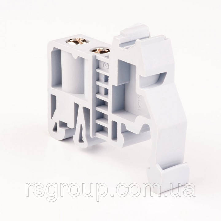 Фіксатор на DIN рейку пластиковий E/FJ