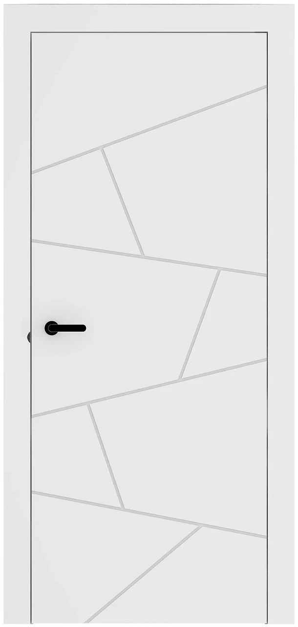 Міжкімнатні двері модель 714 Біла емаль, фото 1