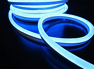 Стрічка силіконова LED NEON 5M Blue Світлодіодна смуга синя 12V-220V, фото 5