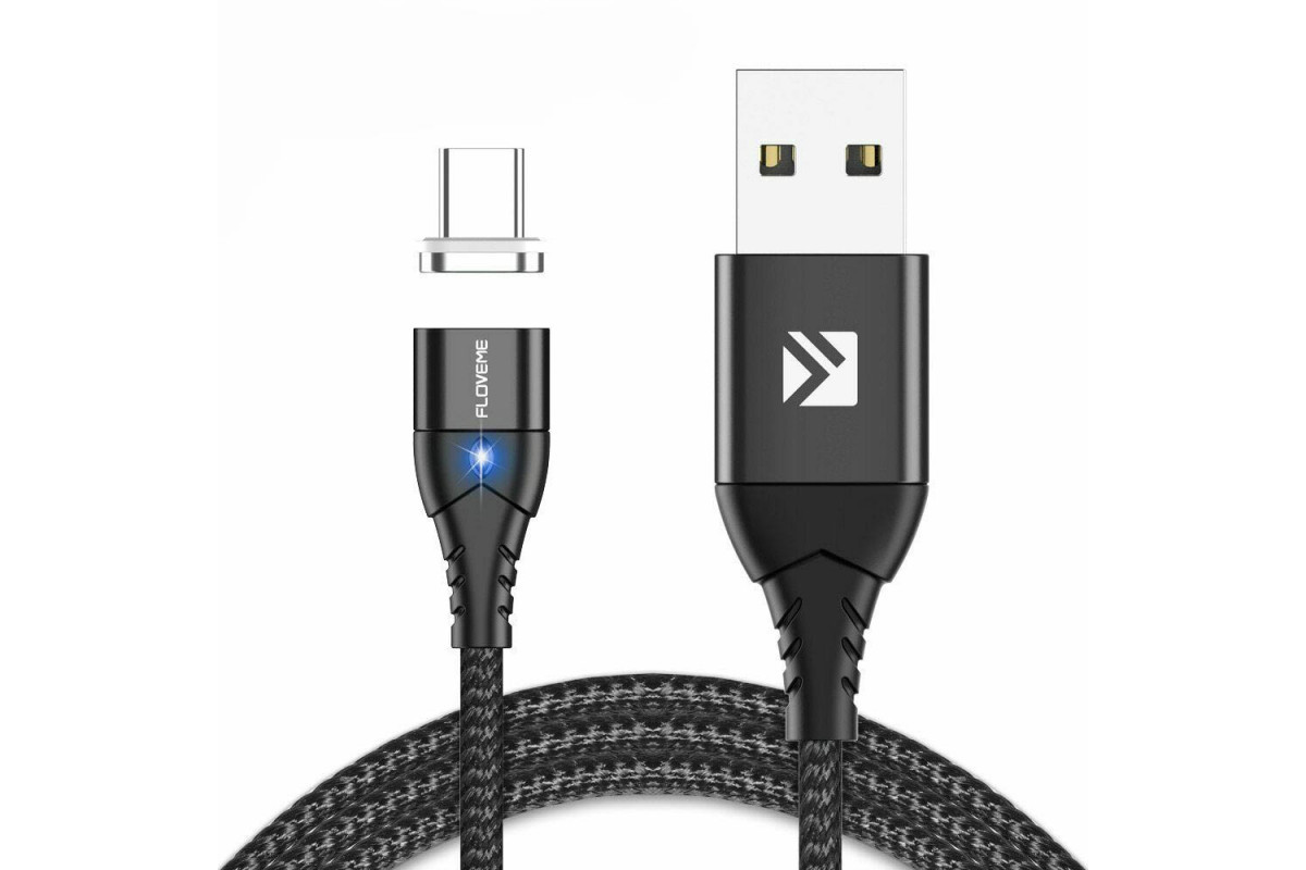 Магнітний кабель FLOVEME Type-C Magnetic Cable 1m, фото 1