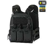 M-TAC плитоноска CUIRASS FAST QRS BLACK. Тактическая плитоноска м-так, с быстрым сбросом (Черная)