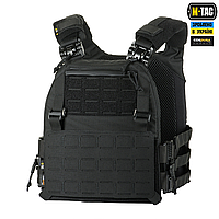 M-TAC плитоноска CUIRASS QRS GEN.II BLACK. Тактическая плитоноска м-так, с быстрым сбросом (Черная)