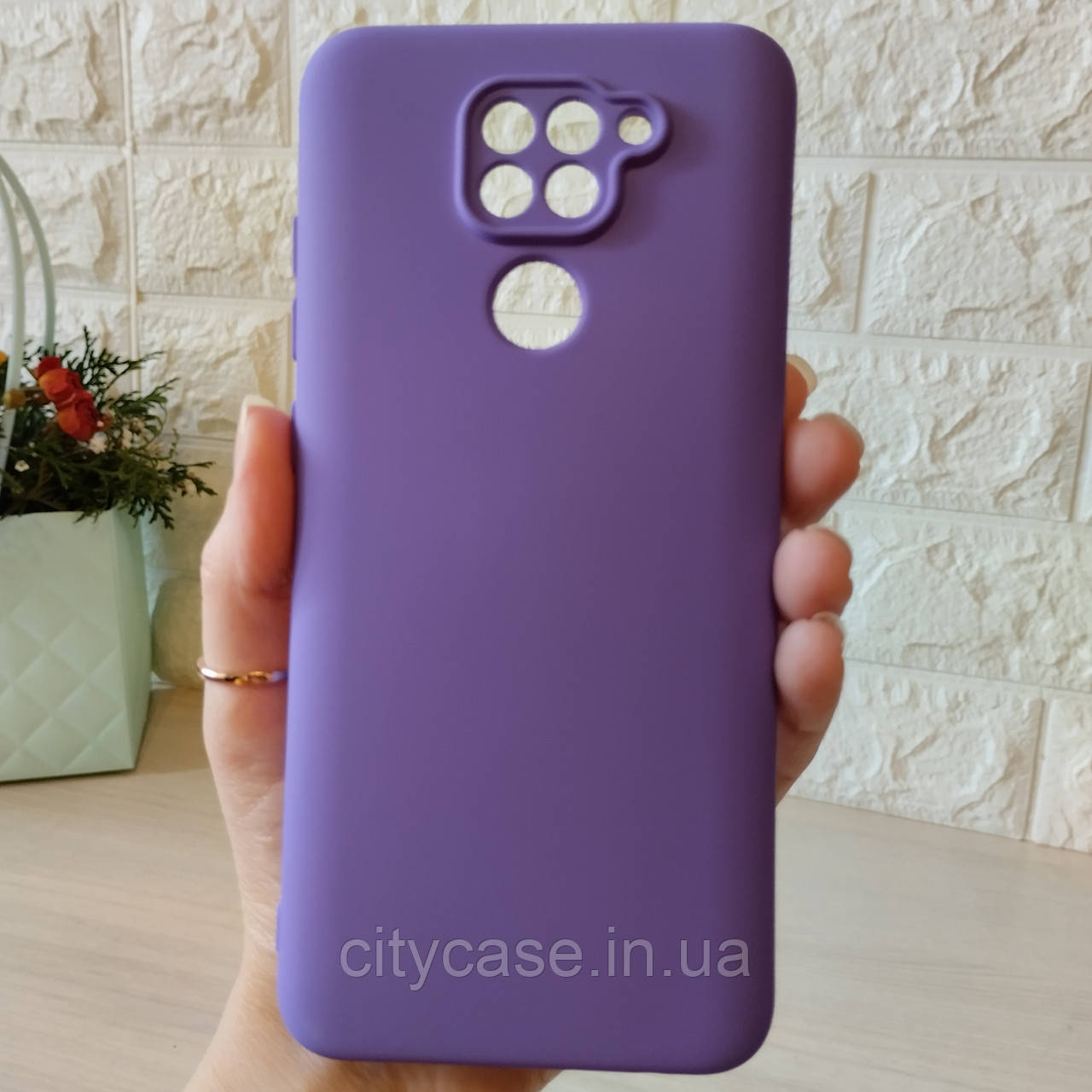 Яркие чехлы для xiaomi redmi Note 9 однотонный мягкий с микрофиброй Silicone Cover Full Camera