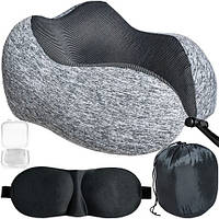 Набор для путешествий 3D подушка + маска для сна + беруши для ушей Iso Trade