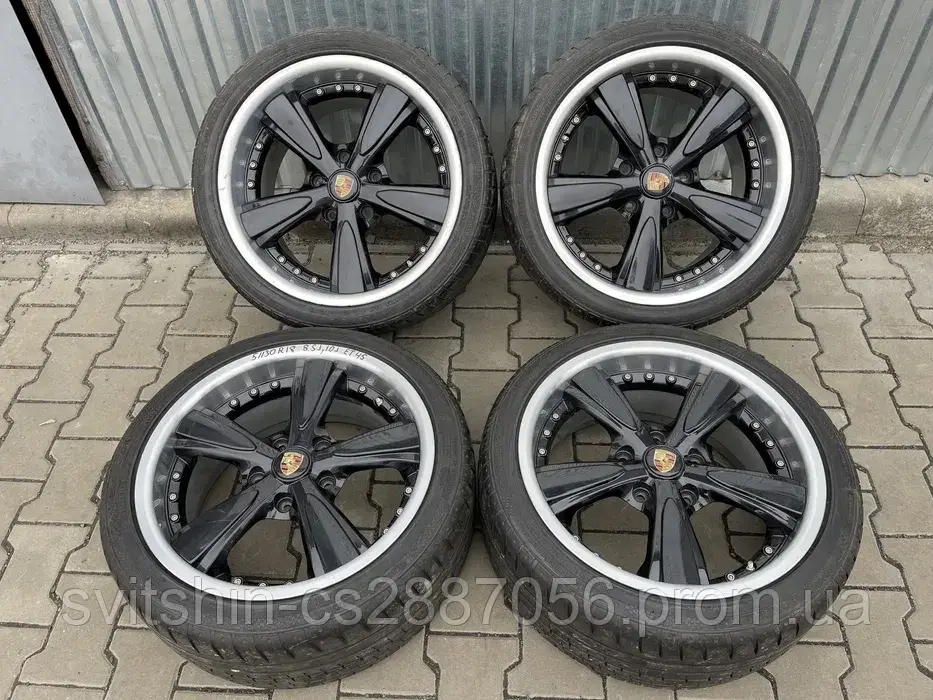 Диски розборні Porsche R18 5/130 8.5J 10J ET45 шини 225/40 + 285/30 R18