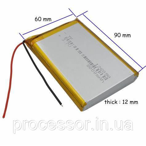 Литий-полимерный аккумулятор 126090 емкостью 8000mAh для Power Bank ...