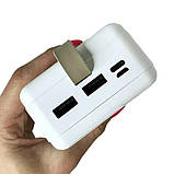 Мінімалістичний зовнішній акумулятор Power Bank (Повір банк) Inkax PB-03A 30000 mAh з розумним захистом, фото 5
