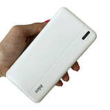 Мінімалістичний зовнішній акумулятор Power Bank (Повір банк) Inkax PB-03A 30000 mAh з розумним захистом, фото 7