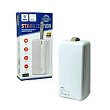 Мінімалістичний зовнішній акумулятор Power Bank (Повір банк) Inkax PB-03A 30000 mAh з розумним захистом, фото 10