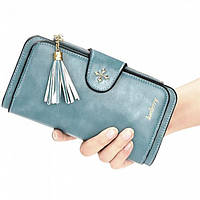 Клатч портмоне кошелек Baellerry N2341, маленький Женский кошелек, компактный кошелек. Цвет: темно-синий ТОП