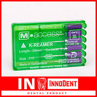 K-Reamer M-Access № 10, длина 25 мм, 6 шт. / Эндодонтические инструменты (к-ример)