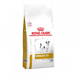 Сухий корм Royal Canin Urinary S/O у разі сечокам'яної хвороби в собак дрібних порід, 1.5 кг