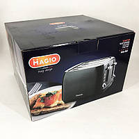 Тостеры на 4 тоста гренки Magio MG-283, тостер для кухни бытовой, тостерница для бутербродов ТОП