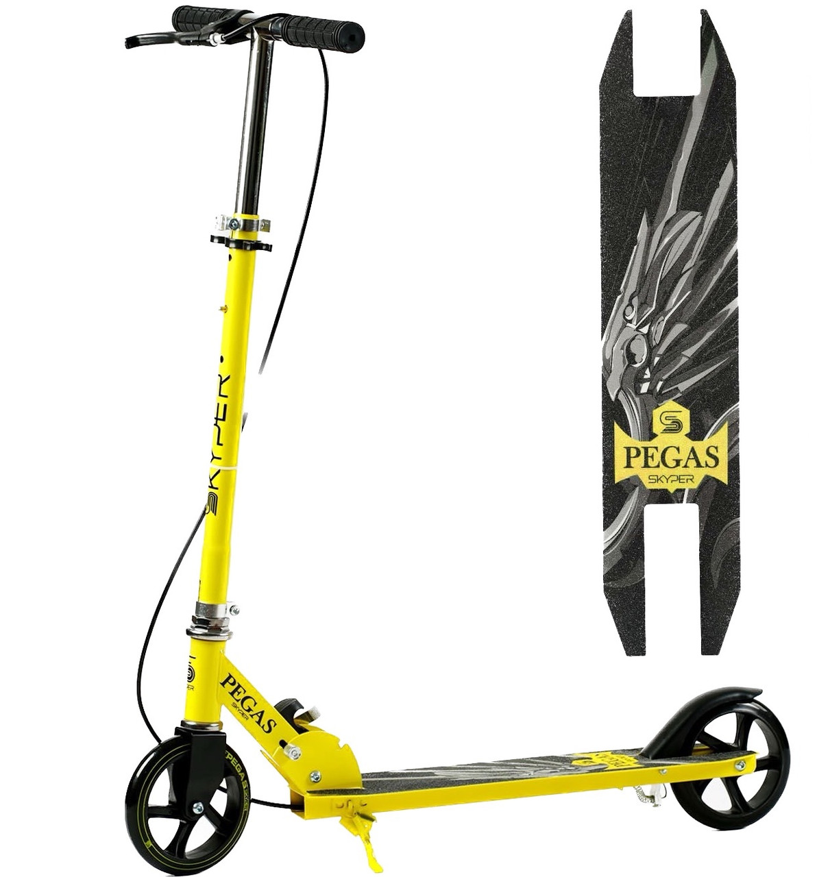 Самокат з ручним гальмом Skyper "Pegas" арт. P-04219, фото 1
