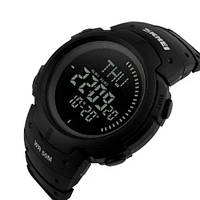 Часы наручные мужские SKMEI 1231BK, брендовые мужские часы, модные мужские часы. Цвет: черный ТОП