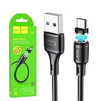Магнітний кабель Hoco X52 MicroUsb 1 м Black