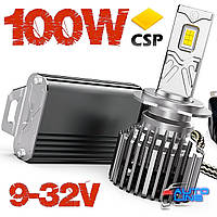 Мощная CAN LED-лампа H7/H18 с "обманкой", 100W, 9-32V - Cyclone LED H7/H18 5700K type 41