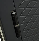 Вхідні двері модель П-3К-187 Антрацит / Білий матовий, фото 6