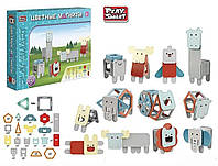 Конструктор магнітний  "Play Smart", 60 деталей, в коробці