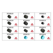 Набір ковпачків (20 видів) для а/с; Errecom (Італія)