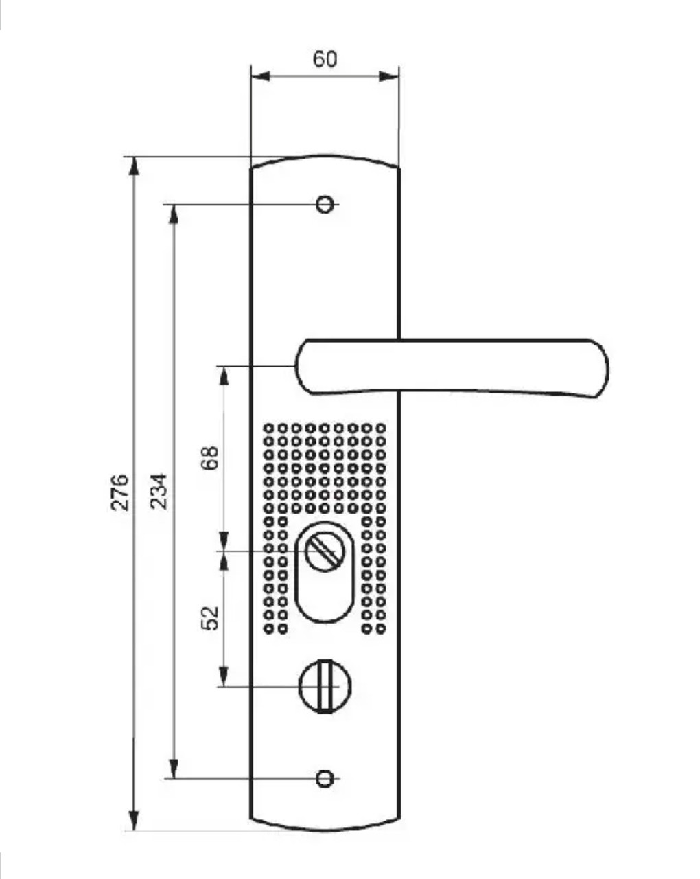 Дверные ручки для китайской двери с подсветкой эконом (15-141) - фото 3 - id-p613890913
