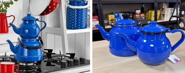 чим кращий емальований чайник?