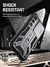Захисний чохол 360° Poetic Spartan Gun Metal для Samsung Galaxy S24 Ultra SM-S928, фото 6
