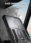 Захисний чохол 360° Poetic Spartan Gun Metal для Samsung Galaxy S24 Ultra SM-S928, фото 3