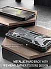 Захисний чохол 360° Poetic Spartan Gun Metal для Samsung Galaxy S24 Ultra SM-S928, фото 7
