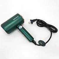 Фен Rainberg RB-2212 8800 W с регуляцией температуры и скорости для сушки и укладки волос. Цвет: зеленый ТОП