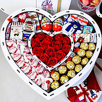 Подарунок для дівчини, Подарункові набори солодощів, Солодкі подарунки, Подарунок коханій жінці мамі подрузі