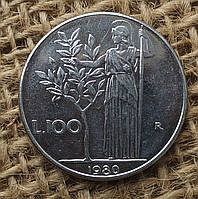 100 лир 1980 года. Италия