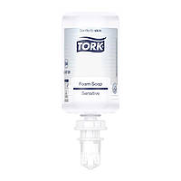 Мыло-пена для рук Tork Extra Mild Premium, очень мягкое, без запаха и красителей, 1 л, 2500 порций