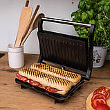 Гриль електричний контактний, сендвічниця 2 в 1 Bass Polska BH 10394 притискний, фото 10