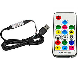SPI контролер RGB для адресної світлодіодної стрічки 5-12v USB RF Dream