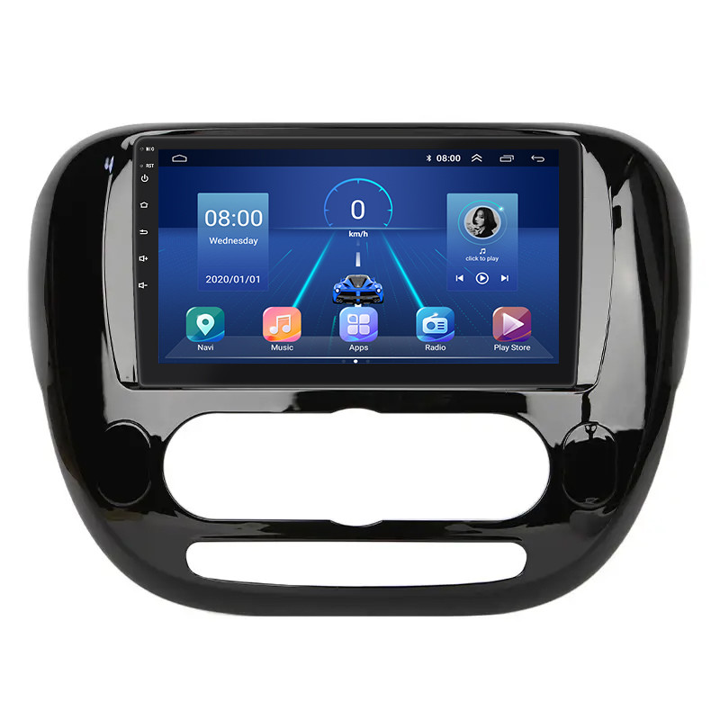 Al Штатна магнітола в машину для Kia Soul 2 Рестайлінг 2016-2019 екран 9" 4/32Gb 4G Wi-Fi GPS Top