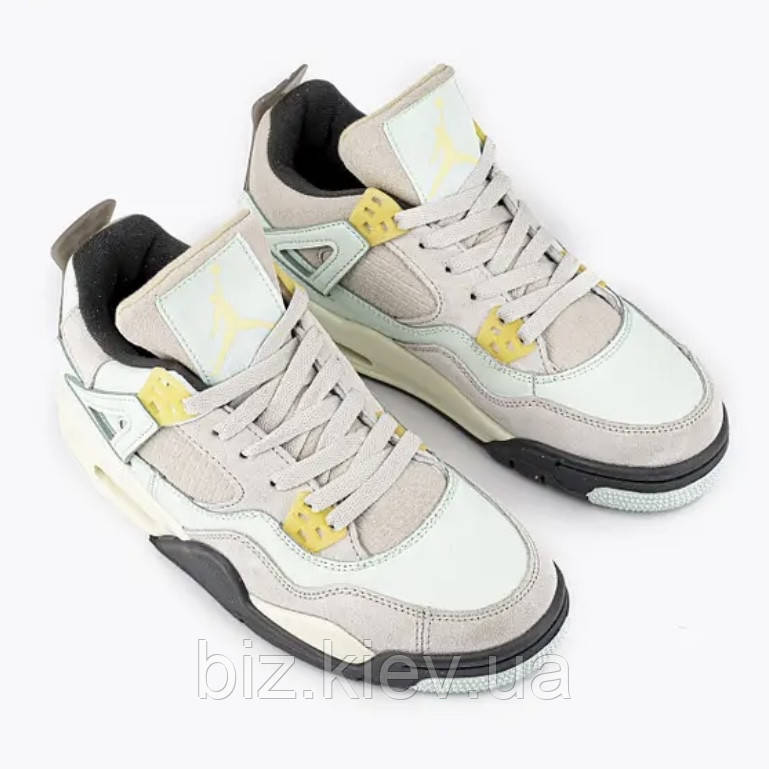 Кросівки Nike Air Jordan 4 Retro Craft Photon Dust Найк Аір Джордан 4 СЕ Крафт Фотон Даст Сірі