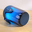 Bluetooth-колонка TG652 з rgb підсвічуванням, speakerphone, радіо, blue, фото 7