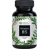 Витамин B5 500 мг Natural Elements 180 капсул
