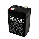 Свинцево-кислотний акумулятор для різної потужної техніки BATTERY GD-640 6V 4A для ДБЖ, фото 2