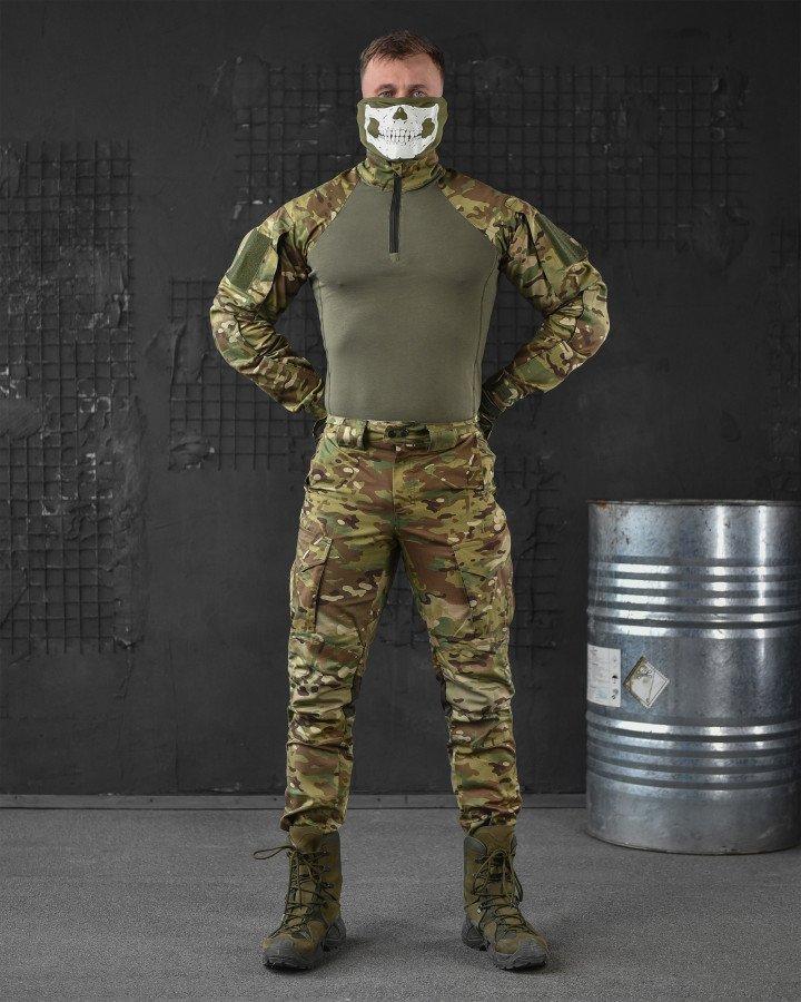 Армейский тактический костюм мультикам, мужская льняная легкая форма, камуфляжный костюм для ВСУ - фото 3 - id-p2118108030