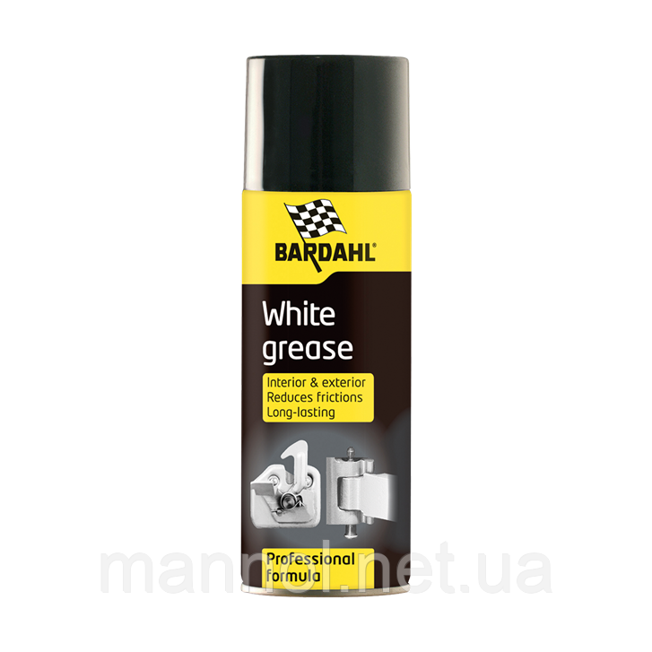 Автомобільне мастило BARDAHL WHITE GREASE 400мл (1381B)