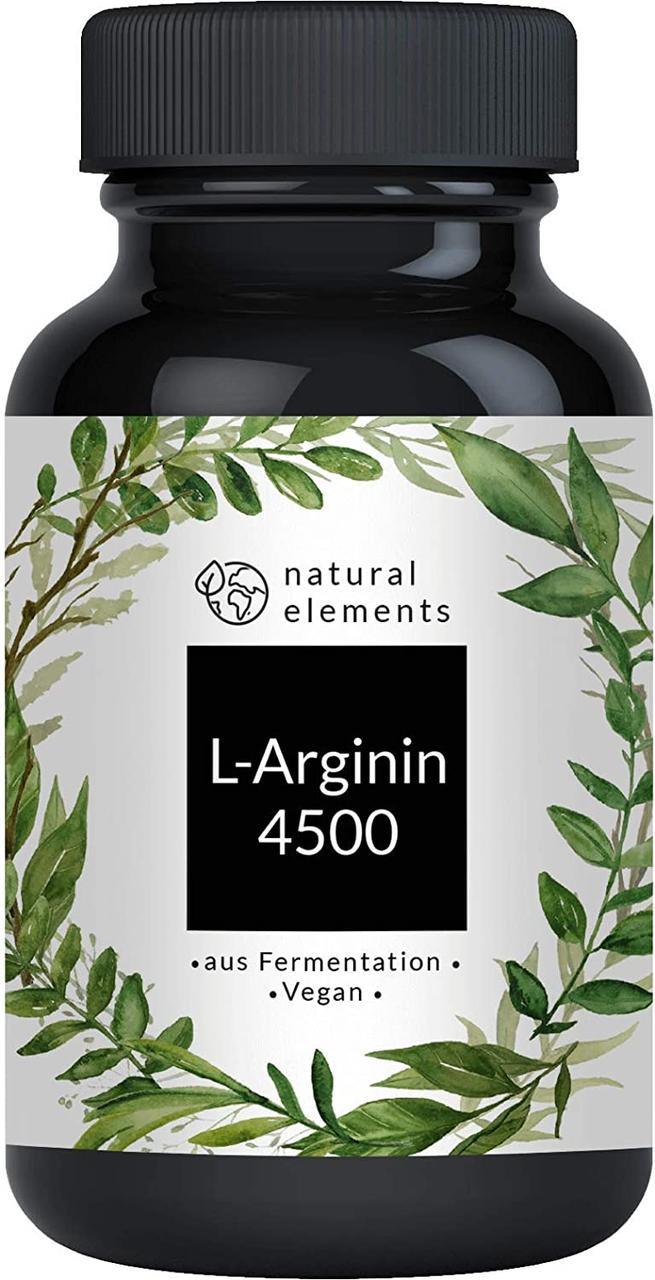 L-аргінін 4500 мг Natural Elements - 180 капсул