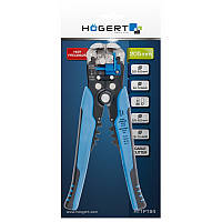 Клещи автоматические для снятия изоляции с одножильных и многожильных кабелей HOEGERT 0.2 6.0 HT1P18 TOP-507