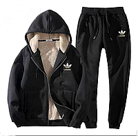 Костюм мужской ADIDAS трехнитка на флисе+овчина M, L (3цв) "ZLATA" от прямого поставщика