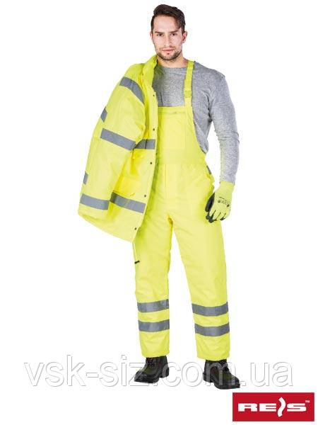 Напівкомбінезон зимовий сигнальний REIS S-VIS Y ПОЛЬЩА