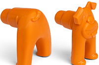 Аксессуар игрушки West Paw Zogoflex Toppl Treat Toy для собак Toppl Stopper Стопер Оранжевый (ZG086TNG)