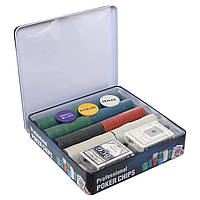 Набор для покера в металлической коробке 400 фишек SP-Sport Poker Chips 8654